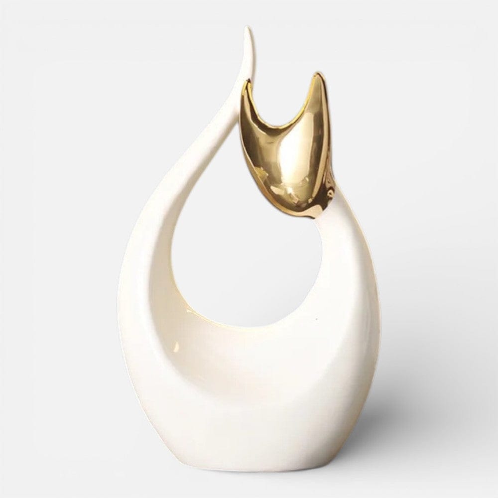 Serre Livre Statue Chat Design