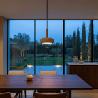 Suspension Travertin Galet Design Scandinave